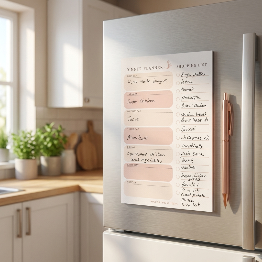 Dinner Planner and Shopping List for Selective Eaters