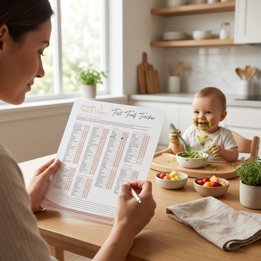 Baby’s first food tracker