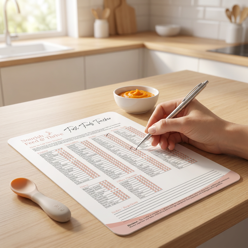 Baby’s first food tracker